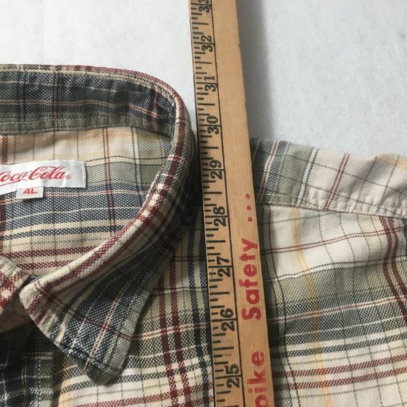 XL Coca-Cola Bottling Company Dress Shirt Employee Work 4L casual manager - Picture 3 of 6